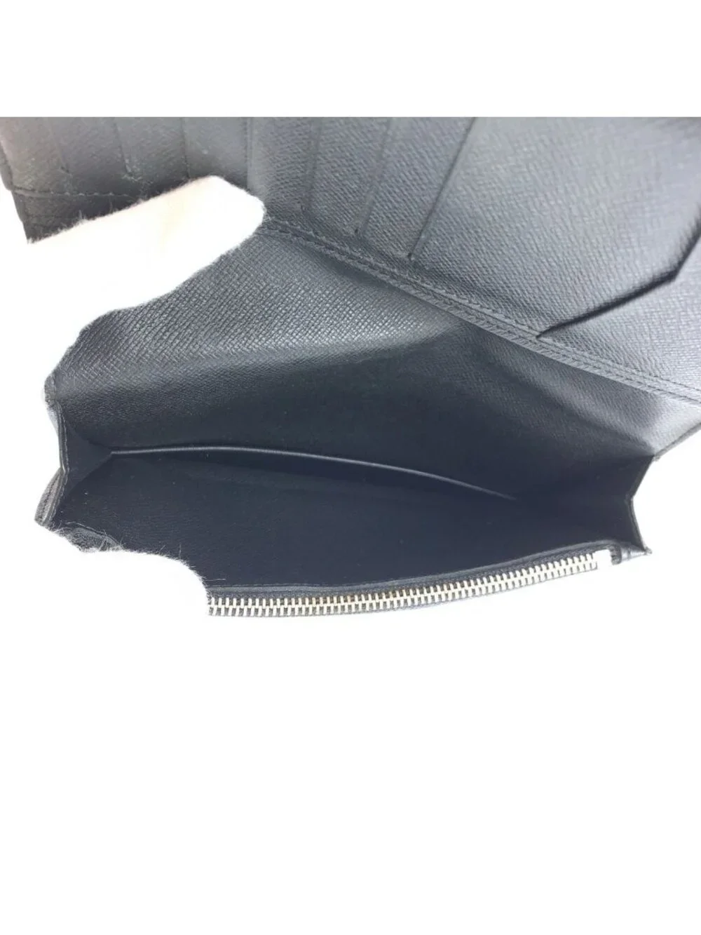 Louis Vuitton Damier Graphite Portefeuille Brazza Black Gray Wallet